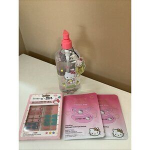 Hello Kitty Lemon Verbena Hand Soap 25 Ounces, Gel Nail Strips, 2 Eye Patches